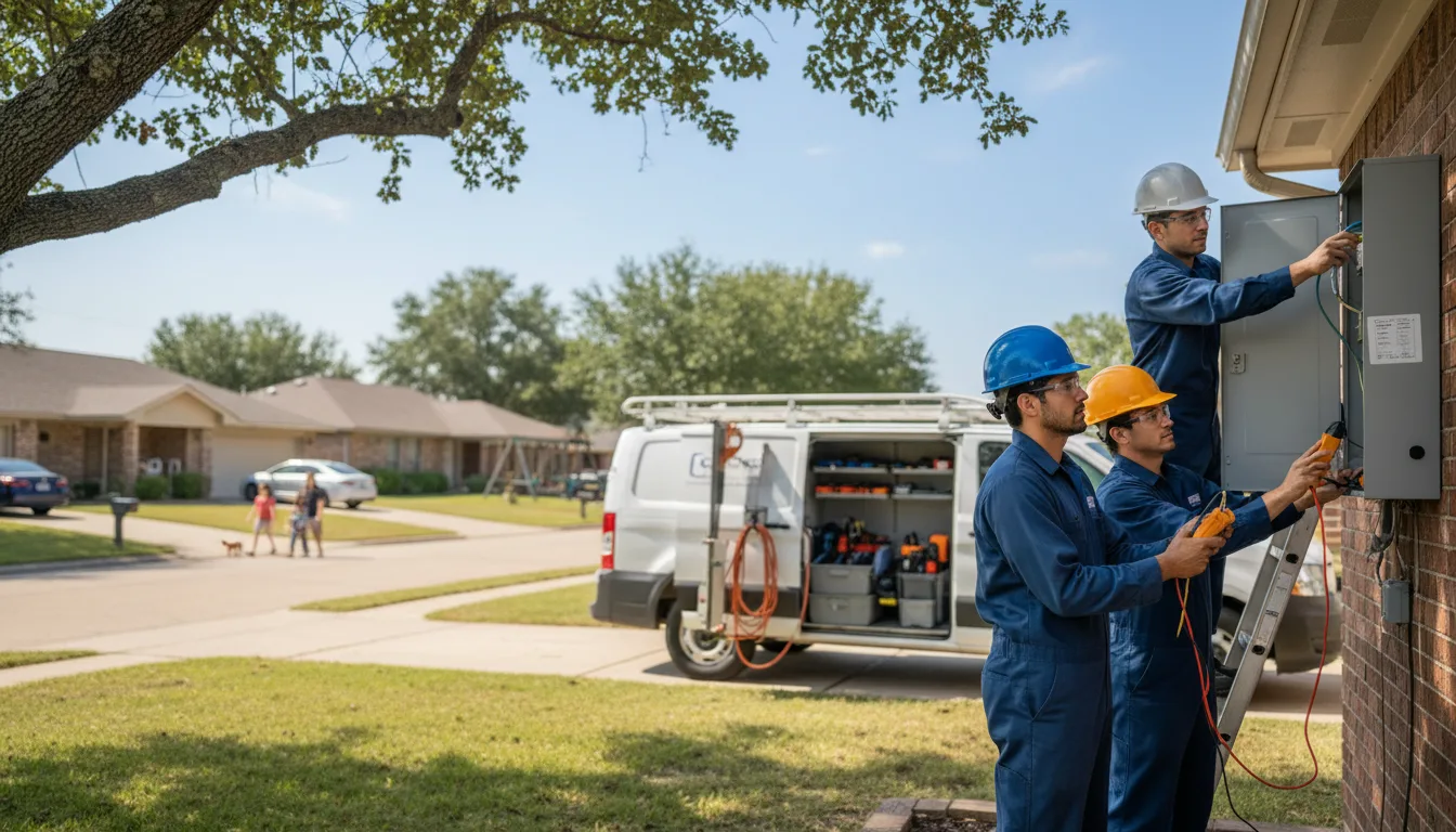 Certified electrician providing emergency electrical services in Newport, MN
